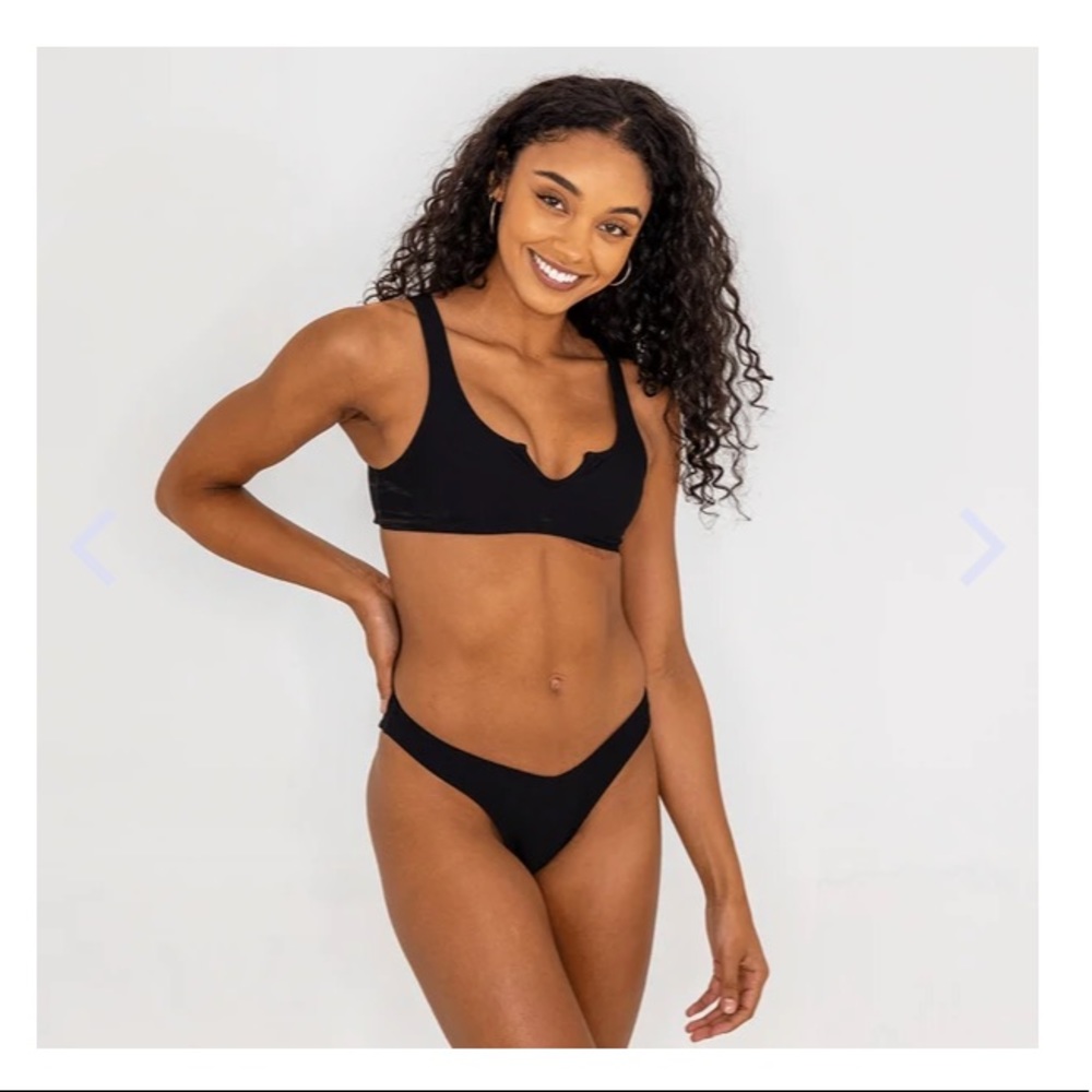 High waisted black bikini new frankis kini